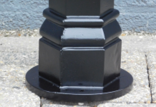 Lantaarn 'Max' - buitenlamp, staande lantaarn, zwart