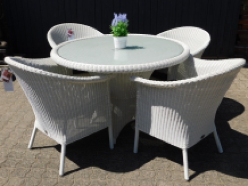 Laatste: Tuinset Brussel - 4 stoelen en tafel