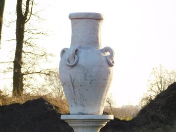 Gartenvase mit Ringen - 70 cm - Stein