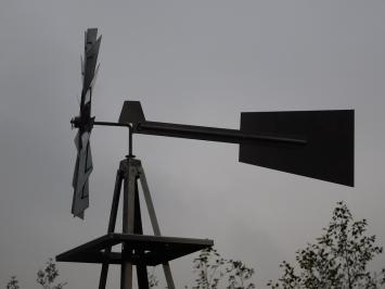 Windmühle XL – 245 cm – Metall – US-Windrad
