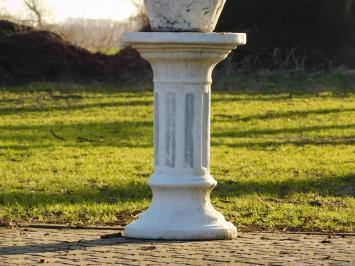 Vase auf Sockel - 125 cm - Massivstein