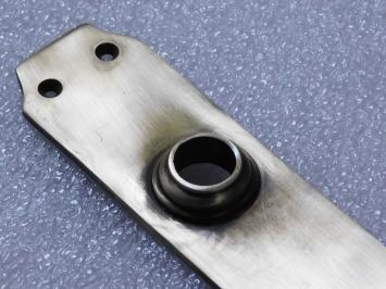 Vintage Deurplaat - PC 92 - Antiek Messing Brass