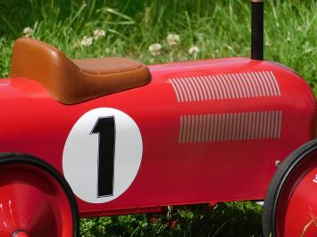 Oldtimer – Rot – 76 x 40 cm – Metall