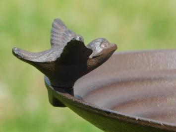 Vogelbad met 4 Vogeltjes - 60 cm - Gietijzer