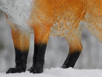 Fuchs - Polystone - Vollfarbe - Detailliert