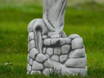 Statue Frau am Wasserlauf - 70 cm - Stein