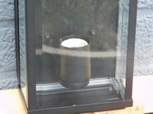 Landelijke, Brocante Buitenlamp Java - black