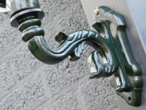 Bijzondere wandlamp Bremen - donkergroen of zwart - alu