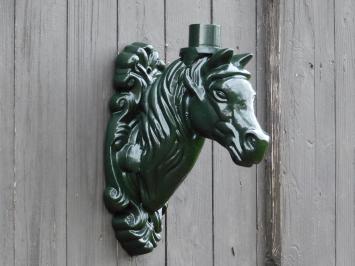 Wandarm Paardenhoofd voor Lamp - Alu - Groen of zwart