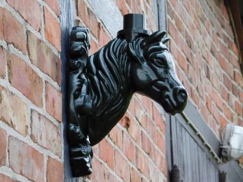 Wandarm Paardenhoofd voor Lamp - Alu - Groen of zwart