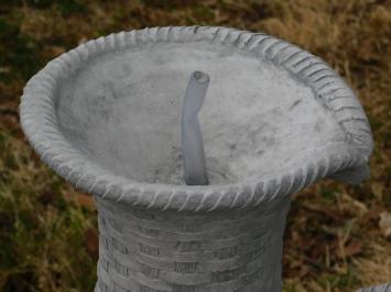 Wasserspeier mit 4 Krügen – 70 x 40 cm – Stein
