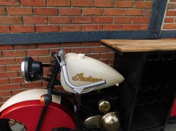 Vintage Motor Bartafel / Wijnbar – Industriële Blikvanger – ca. 225 cm breed