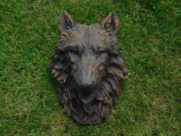 Wolvenkop met Wateruitloop - 45 x 35 cm - Steen