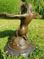 Brons beeld , art nouveau