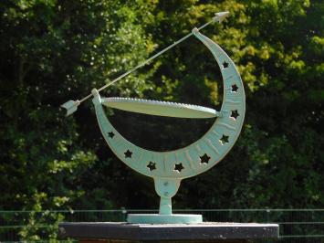 Sierlijke Zonnewijzer - 40 cm - Turquoise - Gietijzer