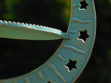 Sierlijke Zonnewijzer - 40 cm - Turquoise - Gietijzer