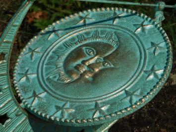 Sierlijke Zonnewijzer - 40 cm - Turquoise - Gietijzer