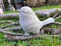 Lief tuinbeeldje van een mus , vogel